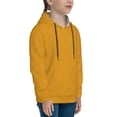 thumbnail image 3 of Kll Unisex Kids Boys Girls Hooded Pocket Pullover Hoodies-Goldenrod, 3 of 9