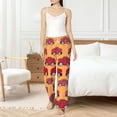 thumbnail image 5 of Uemuo Red Cars Pattern Women's Wide Leg Palazzo Lounge Pants with Pockets Light Weight Loose Comfy Casual Pajama Pants-Large, 5 of 9