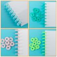 thumbnail image 4 of Miangastore 80pcs Macaron Color Binding Discs For Notebooks Planners Scrapbooks Loose Leaf Binder Supplies Mixed Color For, 4 of 9
