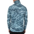 thumbnail image 4 of Mossy Oak Men's Insect Repellent Long Sleeve Performance Camo Fishing Tee with Gaiter, Size M-3XL, 4 of 5