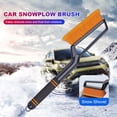 thumbnail image 1 of Cepillo de limpieza automático, raspador de nieve desmontable para coche con mango de espuma EVA telescópico, 1 of 8