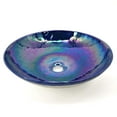 thumbnail image 3 of Ruvati RVB3044 16 in. Murano Glass Art Vessel Circle Decorative Pattern Bathroom Sink, Celestial Blue, 3 of 5