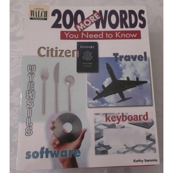 Pre-Owned 200 More Words You Need To Know, 9780825142536, 0825142539, Paperback, Revised edition