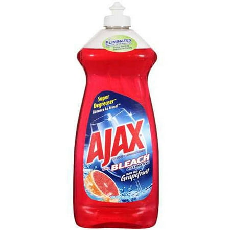Ajax With Bleach Alternative Dish Liquid, Ruby Red Grapefruit, 34 oz