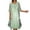 Green, variant on Pincandy Women's Linen Dress 2 Piece Outfit Floral Sleeveless Loose Maxi Summer Dresses with Jacket Formal Casual