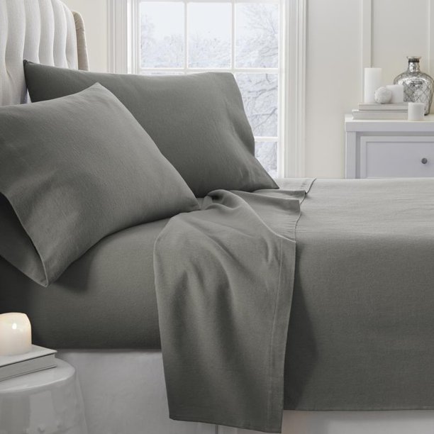 Noble Linens Premium 4 Piece Ultra Soft Flannel Bed Sheet Set Walmart