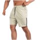 thumbnail image 1 of pstuiky Pantalones cortos de entrenamiento para hombre, Pantalones cortos deportivos de verano para hombre, transpirables, de cinco puntos, para actividades al aire libre, 1 of 8