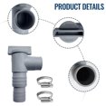 thumbnail image 3 of Shut-off Valve for Swimming Pools with 32mm Hose Connection Swimming Pool Shut-off Valve Piston Valve Swimming Pool, 3 of 5