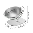thumbnail image 2 of Mangeoire Surélevée pour Animaux en Acier Inoxydable, Plat Surélevé pour Chats et Chiens avec Base Non Stable, Bol d'Alimentation, 2 of 5