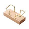thumbnail image 4 of Expositor de tarjetas de visita de madera con capacidad para 70 tarjetas, delicado soporte para tarjetas de visita. Estilo A, 4 of 9