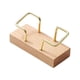 thumbnail image 4 of Tarjetero de madera para tarjetas de visita, soporte de escritorio para tarjetas de visita, capacidad para 70 tarjetas, duradero. Estilo A, 4 of 9