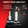 thumbnail image 3 of For Dodge Durango 2001-2003 LED Fog Light Bulbs 881/862/886/889/894/896/898 White 2pcs, 3 of 12