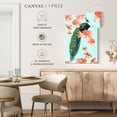 thumbnail image 5 of Elephant Stock Peacock Grandeur Wall Art - Vertical Canvas Wall Art - Living Room Wall Decor - Animal Canvas - Orange And Beige Decor - 8" x 12", 5 of 8