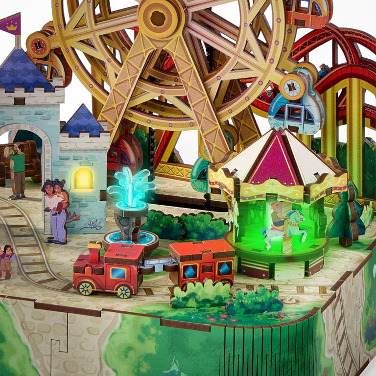 Arkitec 172-Piece State Fair Miniscape 3D Build Wooden Puzzle