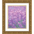 thumbnail image 1 of Fay, Mela 12x14 Gold Ornate Wood Framed with Double Matting Museum Art Print Titled - Purple I, 1 of 4