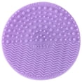 thumbnail image 1 of FRCOLOR Outil de Nettoyage Brosse Faciale en Silicone pour Nettoyage Durable et Résistant à la Corrosion Design Rond Violet Facile à Utiliser, 3.94"X3.94"X0.59 Pouces, 1 of 5