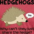 thumbnail image 3 of CafePress - Hedgehog Pun Mens Tri Blend T Shirt - Mens Tri-blend T-Shirt, 3 of 4