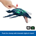 thumbnail image 3 of Jurassic World Wild Roar Brachauchenius Dinosaur Action Figure Toy, Attack, Light & Sound, Scan Code, 3 of 6