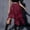 Dresses-133Wine, variant on Gamivast Womens Gothic Skirt Asymmetrical Skirt Lace Skirt Midi Length High Waisted Elastic Waist Flowy Casual Party Renaissance Rave Cosplay Outfits