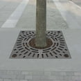 thumbnail image 3 of Modern Grey Tree Grate Composite Resin Tree Pool Cover Square Tree Grate 80*80*3cm for Yard Lawn Patio, 3 of 20