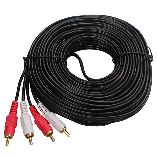 Cable de Audio Estéreo RCA Macho a RCA Macho 15m