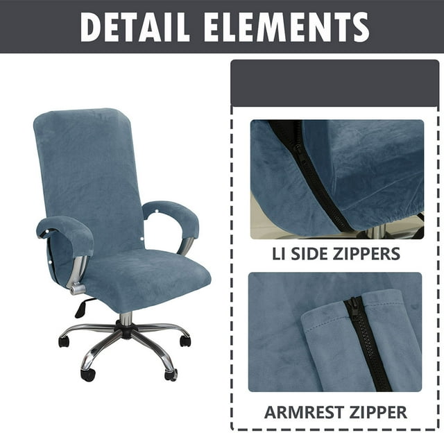 Baohd 1/2/3 3pcs Chair Fresh And Clean Dust-proof Chair Covers Anti-skid Wide Application gray L 1 Pc