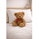 thumbnail image 2 of Pax Toys Peluche Oso de Felpa Café con Moño Rojo 30 cm – Suave y Abrazable – Regalo Ideal para Niños y Adultos, 2 of 4