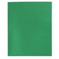thumbnail image 2 of School Smart 2 Pocket Folder with Fasteners, Green, Pack of 25, 2 of 2