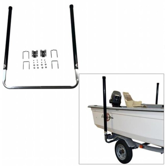 PVC Post Guide On w ithUnlighted Posts - 60 in. - Black