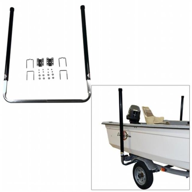 PVC Post Guide On w ithUnlighted Posts - 60 in. - Black