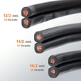 thumbnail image 5 of Wirefy 12-Gauge Low Voltage Landscape Lighting Copper Wire, Outdoor Electrical Wire - 250 ft, 5 of 8