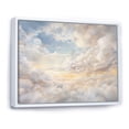 thumbnail image 2 of Designart "Wintry Clouds Allure" Clouds Floater Framed Canvas Art Print, 2 of 5