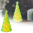 thumbnail image 2 of LED Christmas Tree Lights Battery Operated Tabletop Decoration, PC Material Artificial Mini Christmas Tree with Lights for Fireplace Mantel Windowsill Bedroom Living Room Holiday Party Decor, 2 of 8
