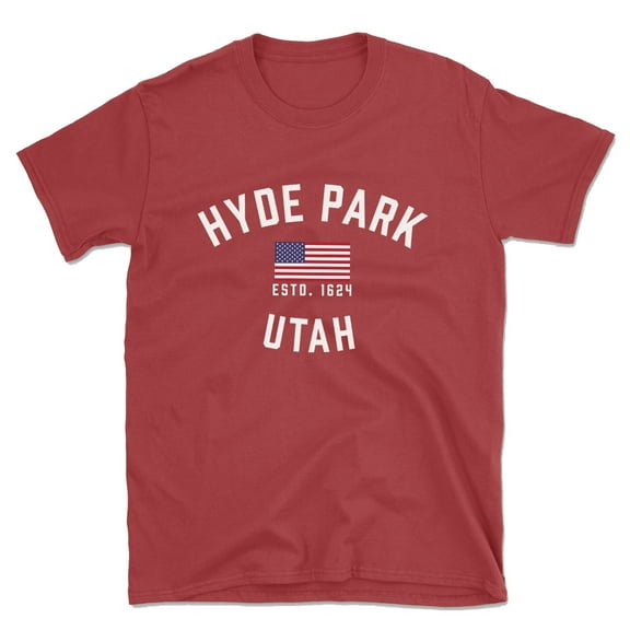 Hyde Park Utah Patriot Men's Cotton T-Shirt