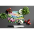 thumbnail image 4 of Louisiana Magnolias in Watercolor Glass Cutting Board Large 12 in x 15 in, 4 of 5