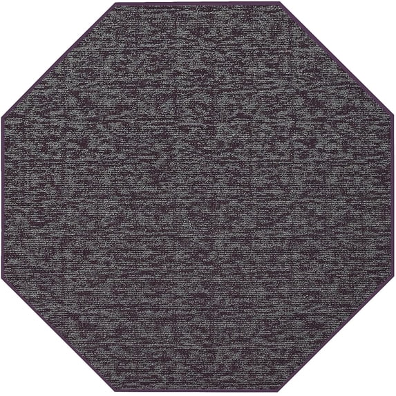 Indoor Outdoor custom size area rugs made in USA comes in Ten colors and Nine shapes rectangular,round,square,runners,oval,hexagon,octagon,half round - Purple, 8' Octagon Area Rugs