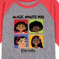 thumbnail image 3 of Disney's Encanto - Magic Awaits You Panels - Toddler And Youth Raglan Graphic T-Shirt, 3 of 6