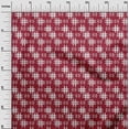 thumbnail image 2 of oneOone Polyester Lycra Fabric Check Kasuri Printed Fabric 1 Yard 56 Inch Wide, 2 of 4
