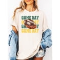 thumbnail image 4 of Game Day Green and Yellow Shirt for Women and Teens Girly Faux Glitter Football Tee Ivory Shirt Adult Medium, 4 of 4