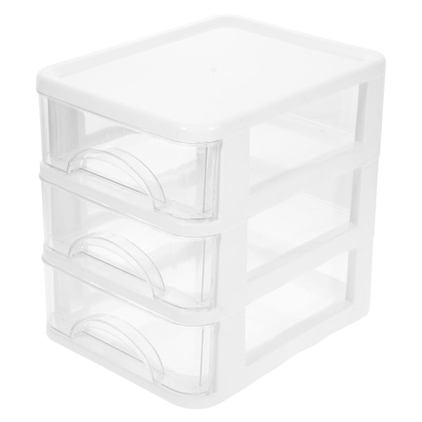 Organizador de escritorio tipo cajón, caja de almacenamiento, estuche de papelería, organizador de papelería multifunción