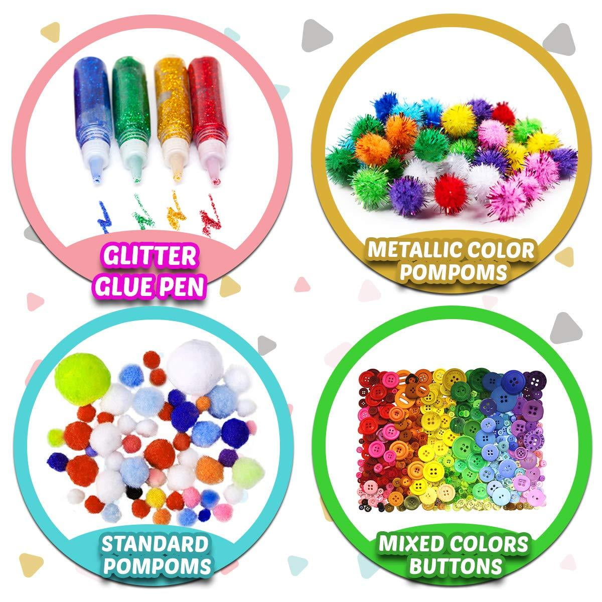 Creativity DIY Art and Crafts Supplies for Kids Lucheer Wooden Magnet Art Set Coloring Painting Educational Gift for Boys /& Girls Ages 3+ 20 PCS Wood Painting Craft Kit