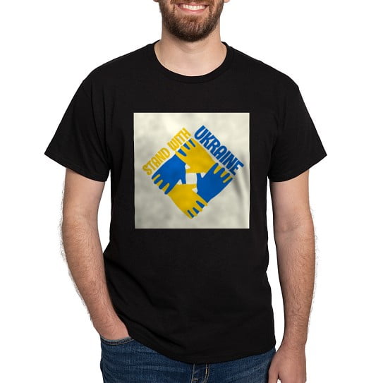 CafePress - Save Ukraine T Shirt - Men's Classic Cotton T-Shirts