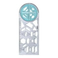 thumbnail image 2 of Geometric Ruler, Drawing Template, Form Work Office Painting, Measuring Stencil, style C, 2 of 8