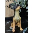 thumbnail image 7 of Sitting Lifelike Adorable Deer Head Black and Tan Chihuahua Puppy Dog Figurine, 7 of 7