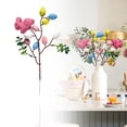 thumbnail image 5 of Easter Eggs Bunny Spray Vines, Pastel Easter Eggs Lavender Rabbit Fake Flowers Stems Easter Decorations for Spring Easter Party Home Floral Arrangement, Twig Branches for Vase Table Centerpieces, B, 5 of 5