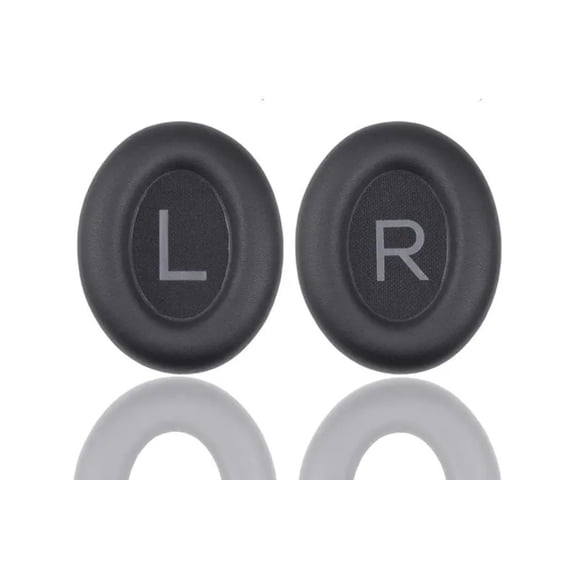 OEM-Style Ear Cushions for Bose QuietComfort QC45 Headphones - Black Noise Cancelling Pads