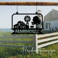 thumbnail image 2 of Handmadetneonsign Custom Outdoor Farmhouse Metal Wall Art Hanging,Welcome Farm Name Sign Home Decor, 2 of 3