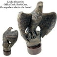 thumbnail image 7 of Urbalabs Bronze Bald Eagle 20 Inch Statues and Sculptures Bust American Eagle Statue Bronze Finish Large Cabin Home Western Patriotic Decor USA Freedom Flag Eagles Sculptures Figurines, 7 of 7
