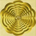 thumbnail image 1 of Ahgly Company Machine Washable Indoor Square Transitional Bold Yellow Area Rugs, 5' Square, 1 of 7