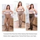 thumbnail image 4 of Medias translúcidas Invierno Sexy Delgado Pantimedias falsas Cálido Cintura alta Leggings Calcetín Térmico Impecable Fleece Forrado Medias Prendas para la parte inferior del cuerpo Café/Pantimedias Qarigey AP013697-03, 4 of 6